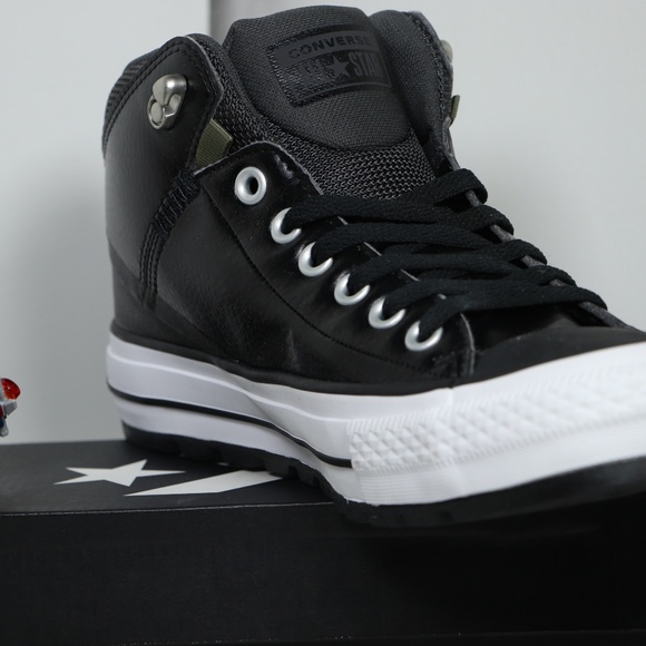 Converse Black Leather All Star Insulation Boots - Picture 4 of 7